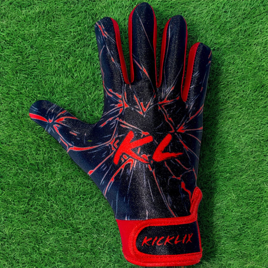 Kicklix Red Gaelic Football Gloves