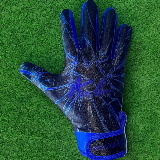 Kicklix Shadow Blue Gaelic Football Gloves