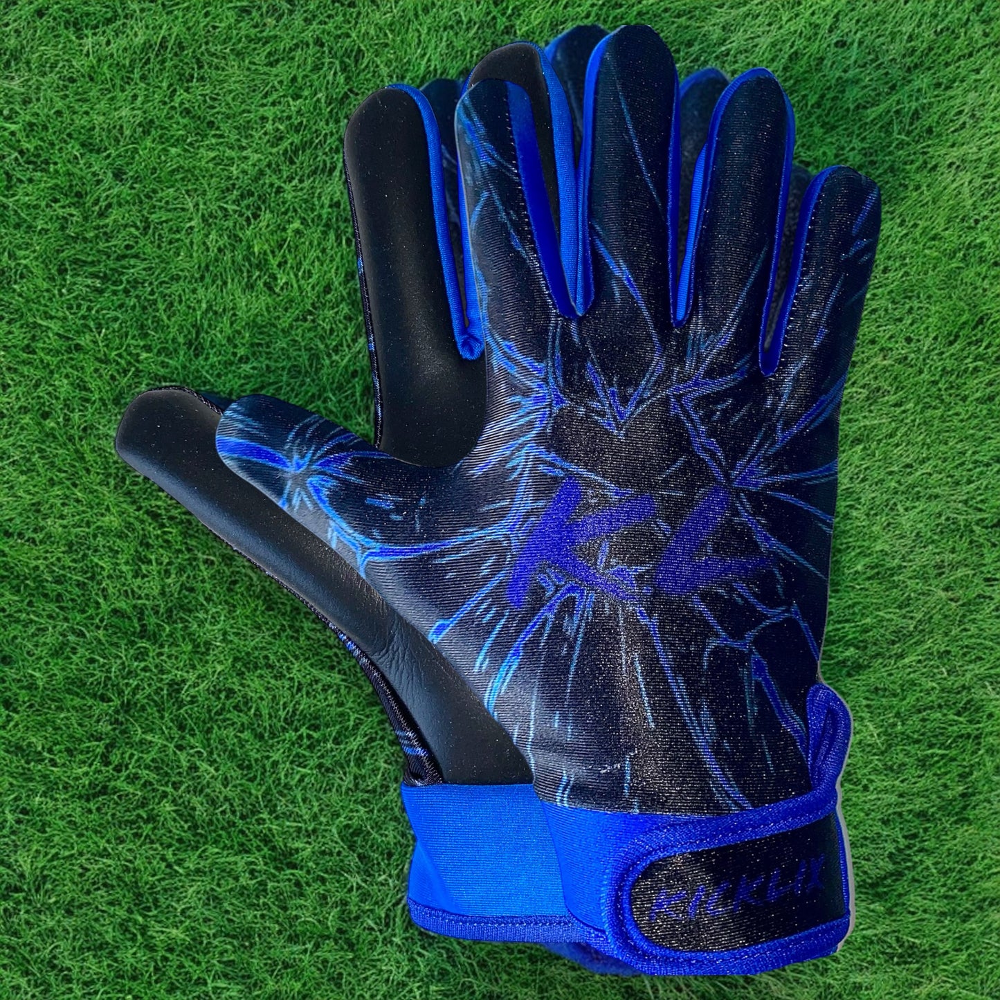 Kicklix Shadow Blue Gaelic Football Gloves