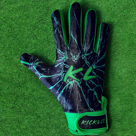 Kicklix Green Gaelic Football Gloves